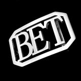 Custom Men's Stainless Steel Belt Buckle w/ Logo Initials