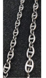 Pig Nose Coffee Bean Chain Necklace Stainless Steel Jewelry Accessories
