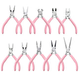 Pink Jewelry Pliers DIY Crafts Making Beading Cutting Splicing