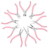 Pink Jewelry Pliers DIY Crafts Making Beading Cutting Splicing