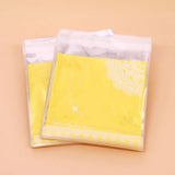 100pcs Pink 10x10+3cm Cookies Pouches Plastic Bags