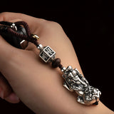 Male Domineering Pixiu Keychain Car Key Pendant Female Lucky Bag Pendant