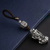 Male Domineering Pixiu Keychain Car Key Pendant Female Lucky Bag Pendant