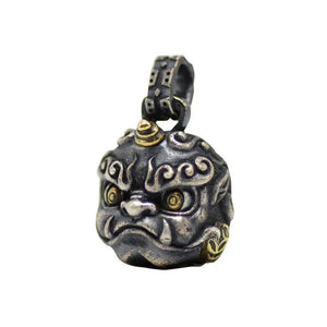 Pixiu Silver Pendant Necklace Chinese Style Evil Transit Jewelry