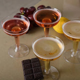 20Pcs Clear Plastic Champagne Glasses for Parties