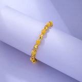 24K Plated Lucky Charm Cuff Bracelet Jewelry