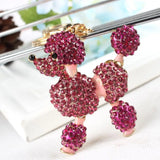Poodle Dog Charm Pendant Key Chain Rhinestone Crystal Purse Bag Women Jewelry