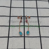 925 Silver Onix Gemstones Earrings Women Light Bear Fine Jewelry