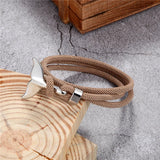 Ocean Whale Tail Bracelet Milan Rope Bracelets for Men and Women