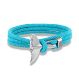 Ocean Whale Tail Bracelet Milan Rope Bracelets for Men and Women