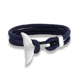Ocean Whale Tail Bracelet Milan Rope Bracelets for Men and Women