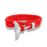Ocean Whale Tail Bracelet Milan Rope Bracelets for Men and Women