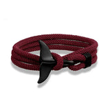 Ocean Whale Tail Bracelet Milan Rope Bracelets for Men and Women