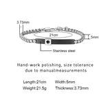 Stainless Steel Bracelets Holder Adjustable Chain Bangles Star