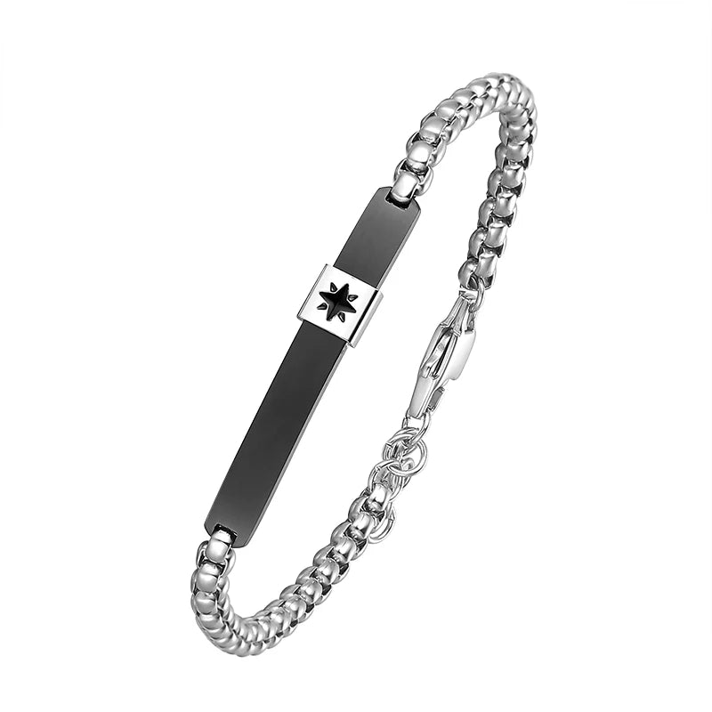 Stainless Steel Bracelets Holder Adjustable Chain Bangles Star