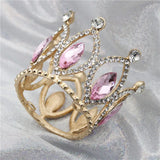 Baroque Little Crown for Kids Birthday Cake Jewelry