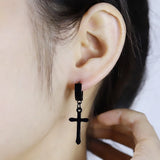 Stainless Steel Ear Clip Earrings for Men and Women