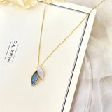 14K Morandi Style Leaves Jewelry Set for Women