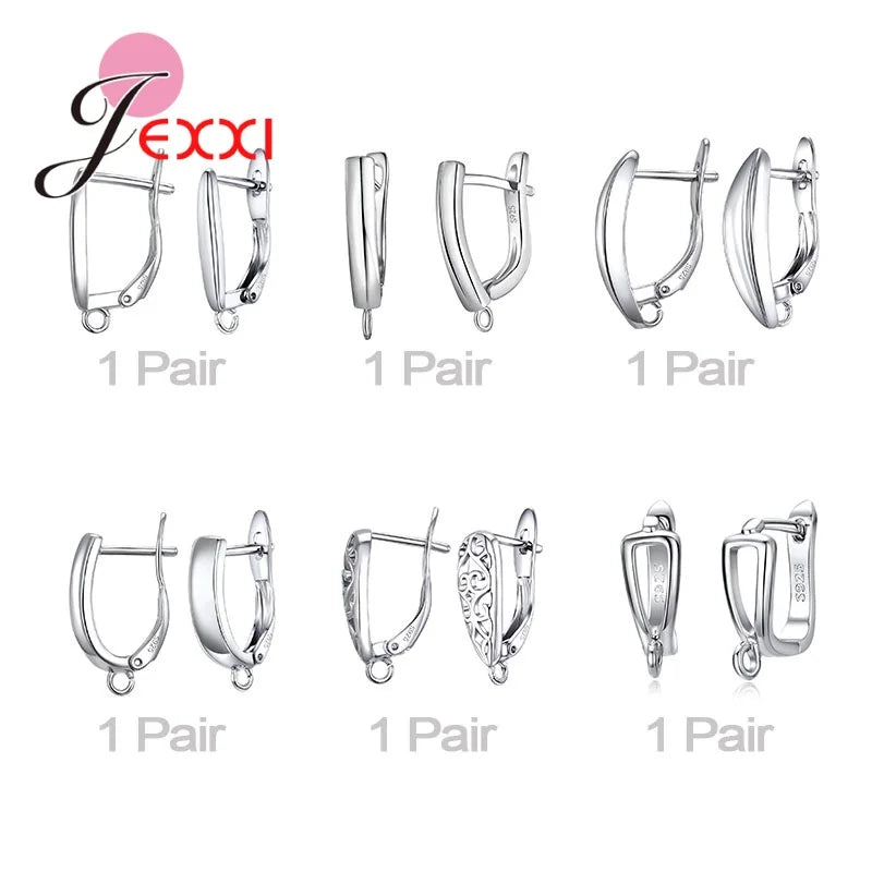 925 Sterling Silver Earring Components for Women