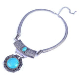 Retro Turquoise Beaded Bracelet Women's Accessory