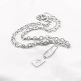 Rose Plated TB Necklace with Pearl - Women's Jewelry