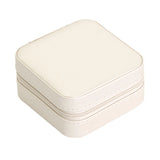 Portable Jewelry Box Storage Organizer Earring Necklace Ring Case
