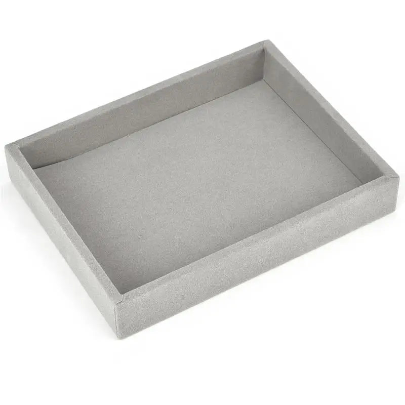 Portable Velvet Jewelry Display Organizer Box