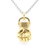 Power Fist Pendant Stainless Steel Mens Pendant