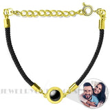Custom Photo Couples Bracelet - Romantic Holiday Souvenirs