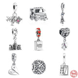 Prince Pendant Travel Shining Love Charm Bead for Sterling Silver 925 Bracelet