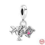 Prince Pendant Travel Shining Love Charm Bead for Sterling Silver 925 Bracelet