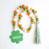 20Pcs Easter Wooden Beads Carrot-Shaped for DIY Jewelry Making