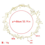 Acrylic Flower Headband for Women Beach Wedding