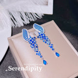 Diamond Stud Earrings Women's High Carbon Jewelry