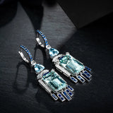 High Carbon Diamond Stud Earrings - Women's Sparkling T Diamond Earrings
