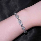 Women's T Diamond Bracelet High Carbon Diamond Jewelry