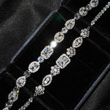 Women's T Diamond Bracelet High Carbon Diamond Jewelry