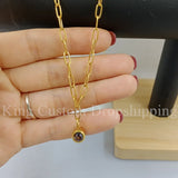 Heart Projection Circle Necklace for Boyfriend and Girlfriend