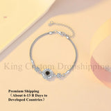 Projection Photo Flower Bracelet for Couples
