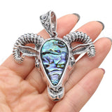 Punk Bull Head Antique Pendant for DIY Necklace