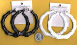 Punk Celebrity Basketball Wives Neon Hoop Earrings