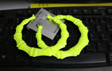 Punk Celebrity Basketball Wives Neon Hoop Earrings