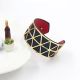 Punk Charm Hollow Bangles Cuff Bracelet For Women