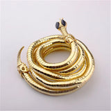 Punk Bendy Alloy Snake Necklace & Bracelet Set