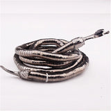 Punk Bendy Alloy Snake Necklace & Bracelet Set