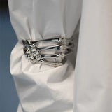 Skull Ghost Claw Bracelet Goth Hip-hop Cuff