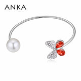Punk Cuff Bangles with Crystals from Austria