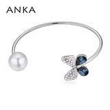 Punk Cuff Bangles with Crystals from Austria
