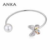 Punk Cuff Bangles with Crystals from Austria