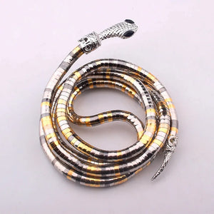 Silver Snake Punk Hip Hop Necklace for Women